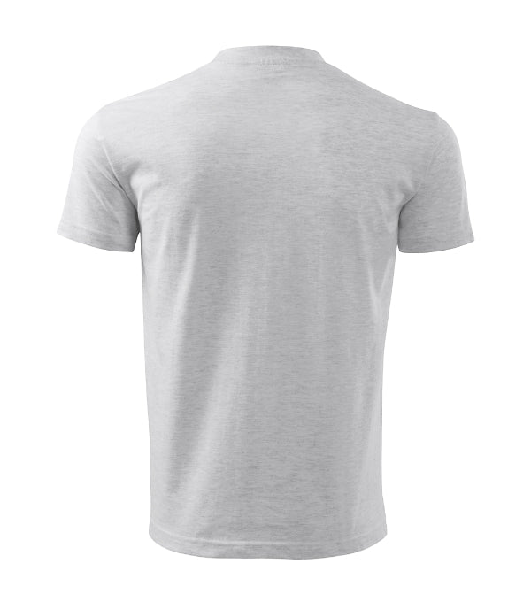 Classic 101 Tričko unisex — svetlosivý melír
