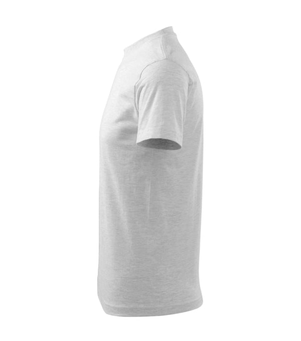Classic 101 Tričko unisex — svetlosivý melír