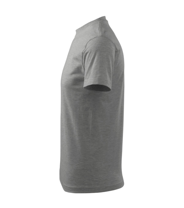 Classic 101 Tričko unisex — tmavosivý melír