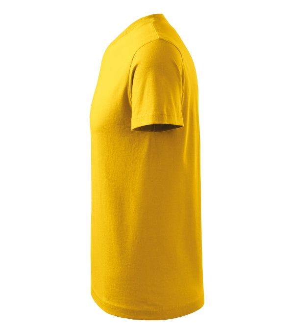 V-neck 102 Tričko unisex — žltá