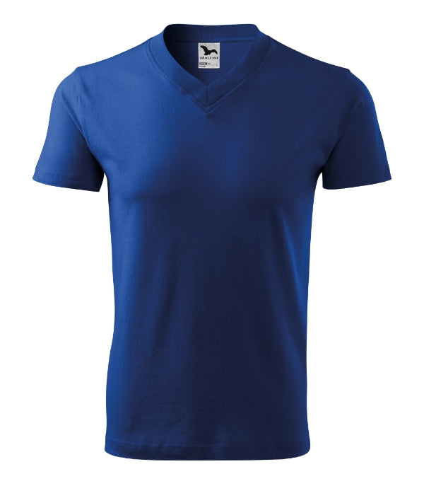 V-neck 102 Tričko unisex — kráľovská modrá