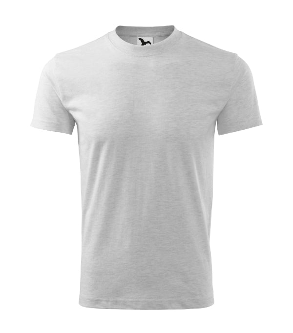 Heavy 110 Tričko unisex — svetlosivý melír