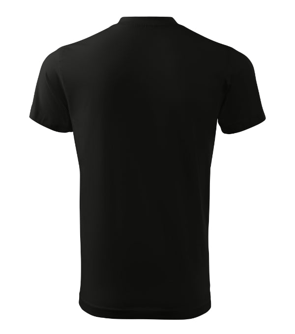 Heavy V-neck 111 Tričko unisex — čierna