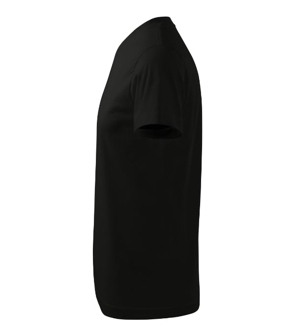 Heavy V-neck 111 Tričko unisex — čierna