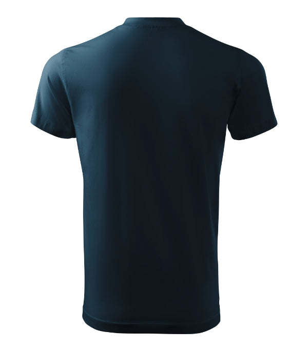 Heavy V-neck 111 Tričko unisex — tmavomodrá