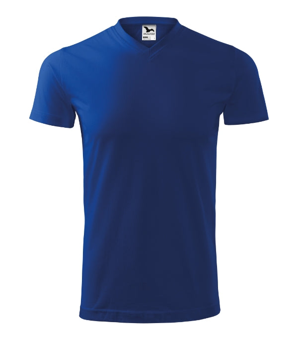 Heavy V-neck 111 Tričko unisex — kráľovská modrá