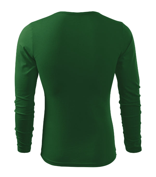 Fit-T LS 119 Tričko pánske — fľaškovozelená