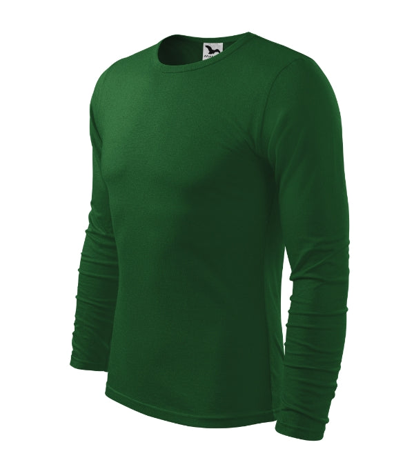 Fit-T LS 119 Tričko pánske — fľaškovozelená