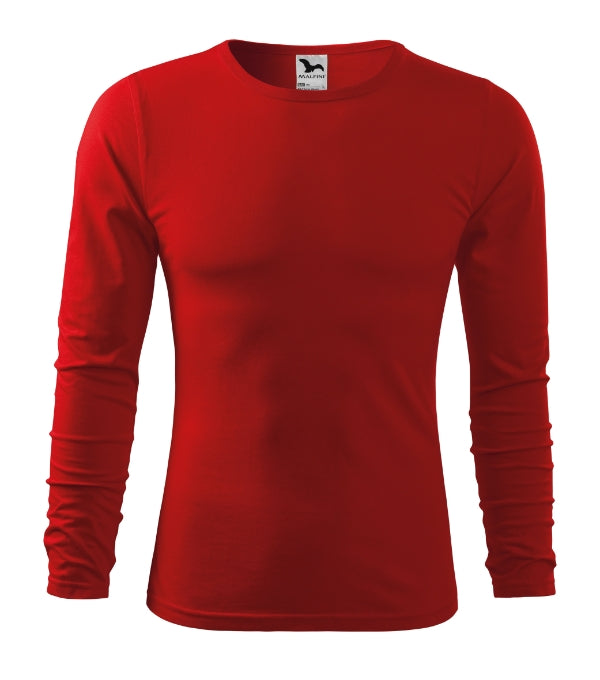 Fit-T LS 119 Tričko pánske — červená