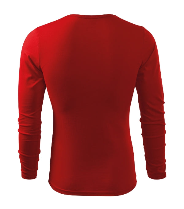 Fit-T LS 119 Tričko pánske — červená