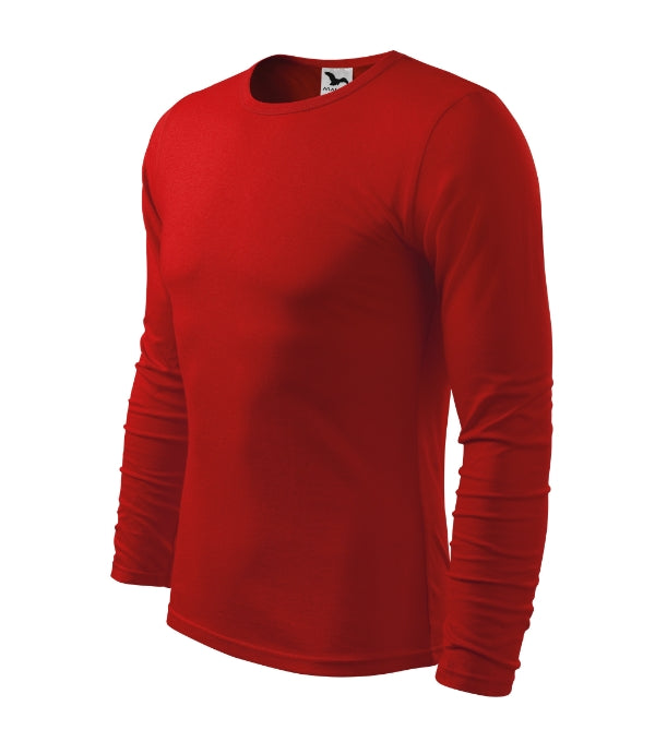 Fit-T LS 119 Tričko pánske — červená