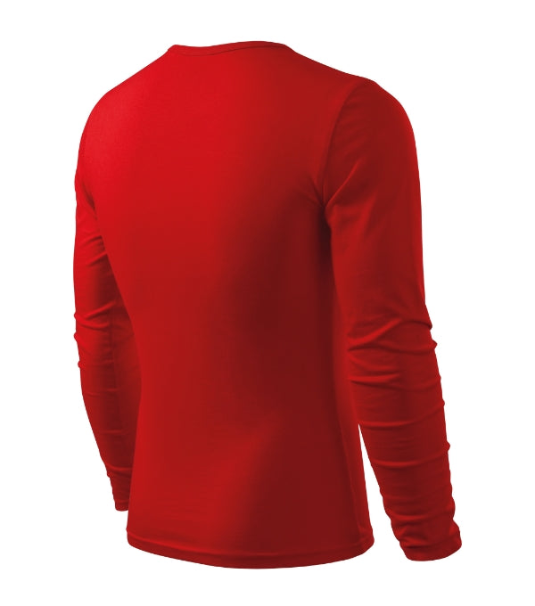 Fit-T LS 119 Tričko pánske — červená