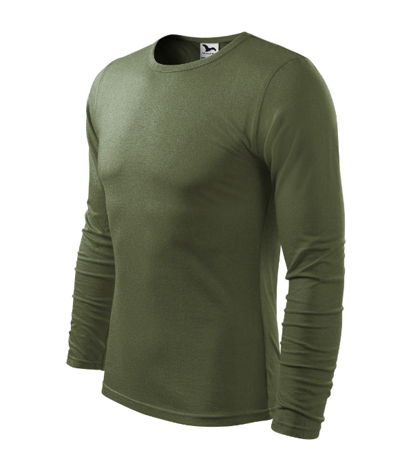 Fit-T LS 119 Tričko pánske — khaki