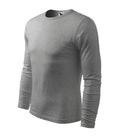 Fit-T LS 119 Tričko pánske — tmavosivý melír