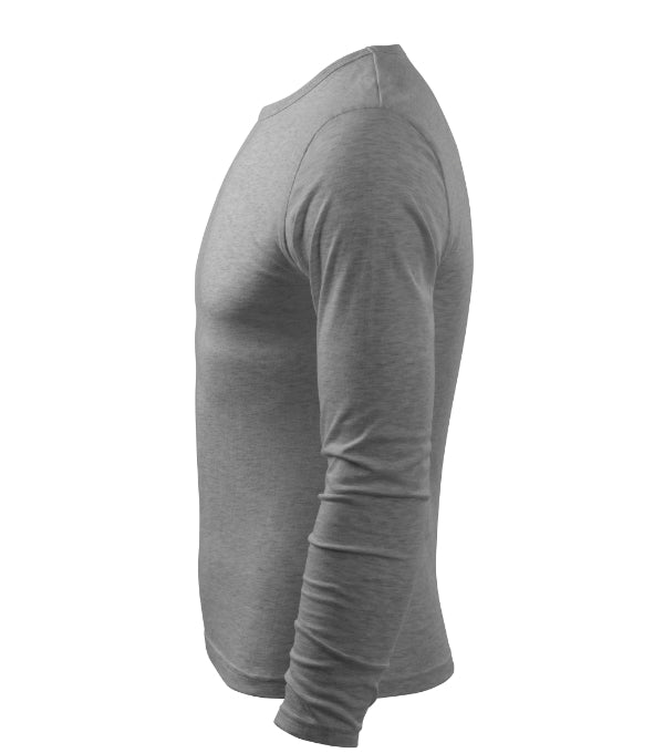 Fit-T LS 119 Tričko pánske — tmavosivý melír