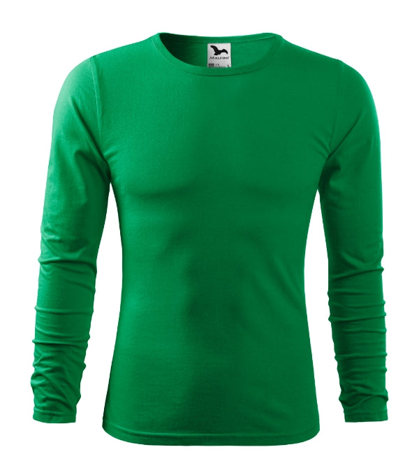 Fit-T LS 119 Tričko pánske — trávová zelená