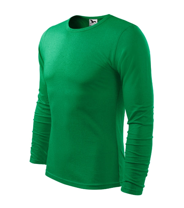 Fit-T LS 119 Tričko pánske — trávová zelená