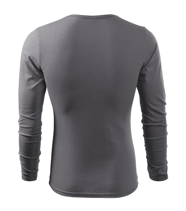 Fit-T LS 119 Tričko pánske — oceľovo sivá