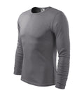 Fit-T LS 119 Tričko pánske — oceľovo sivá