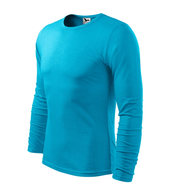 Fit-T LS 119 Tričko pánske — tyrkysová