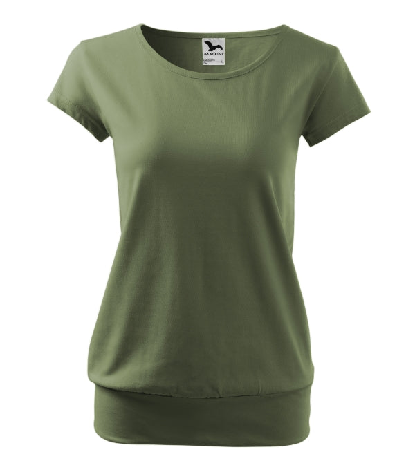 City 120 Tričko dámske — khaki
