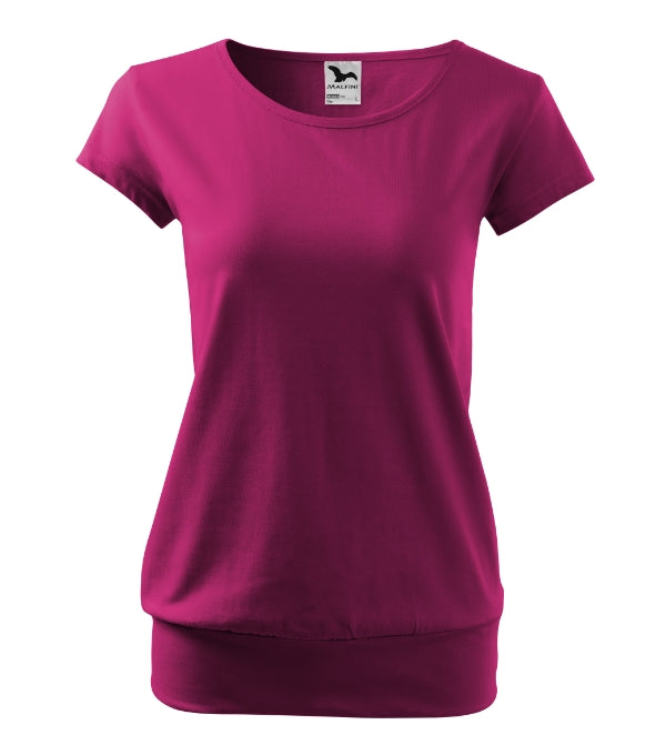 City 120 Tričko dámske — fuchsia red