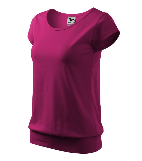 City 120 Tričko dámske — fuchsia red