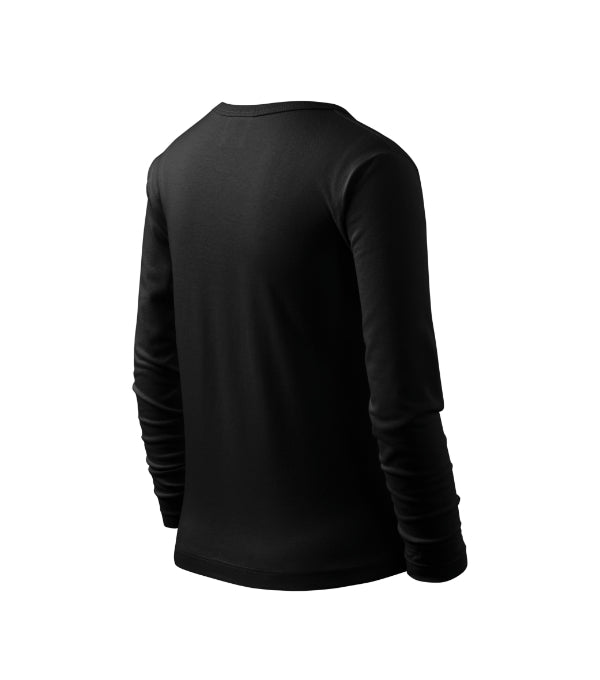 Fit-T LS 121 Tričko detské — čierna
