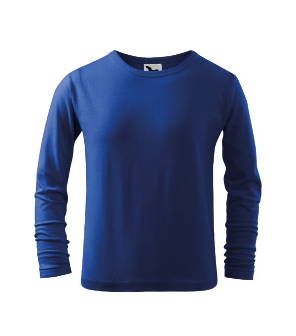 Fit-T LS 121 Tričko detské — kráľovská modrá