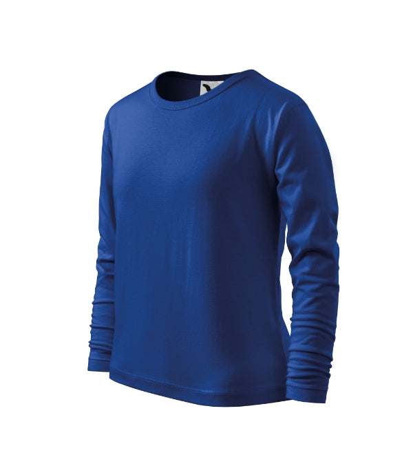 Fit-T LS 121 Tričko detské — kráľovská modrá