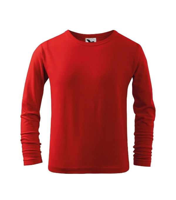 Fit-T LS 121 Tričko detské — červená