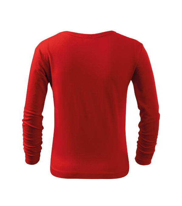 Fit-T LS 121 Tričko detské — červená