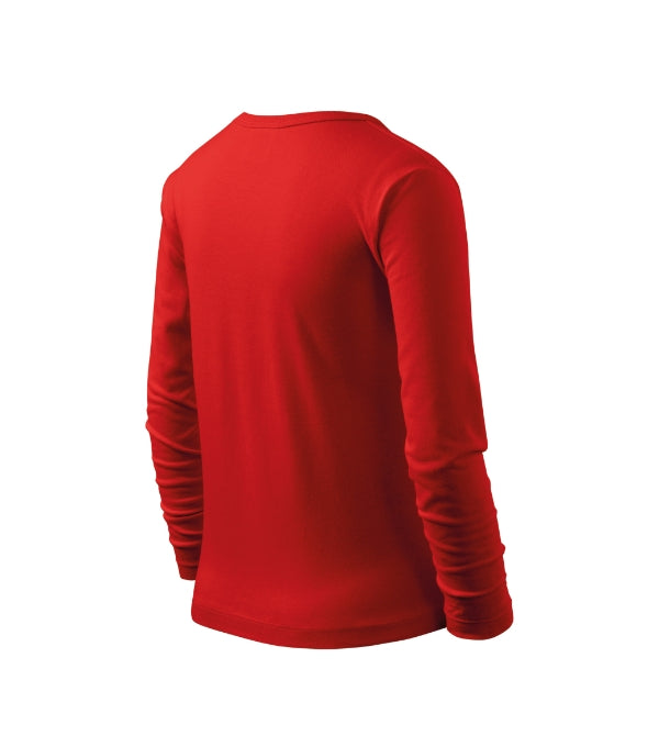 Fit-T LS 121 Tričko detské — červená
