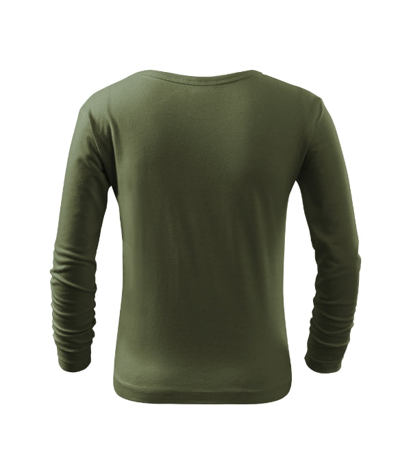 Fit-T LS 121 Tričko detské — khaki