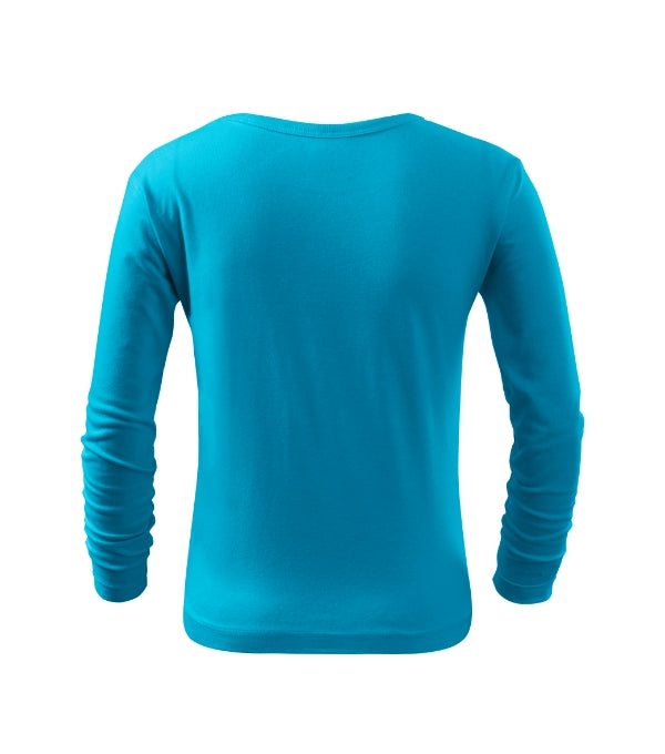 Fit-T LS 121 Tričko detské — tyrkysová