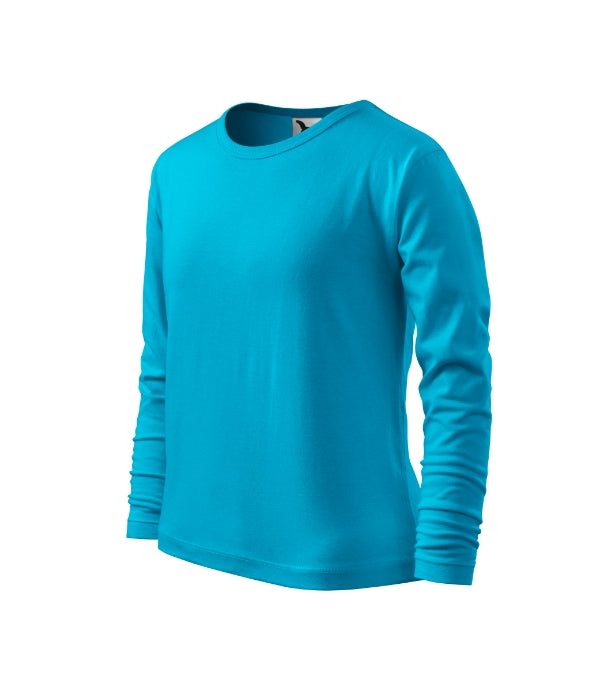 Fit-T LS 121 Tričko detské — tyrkysová