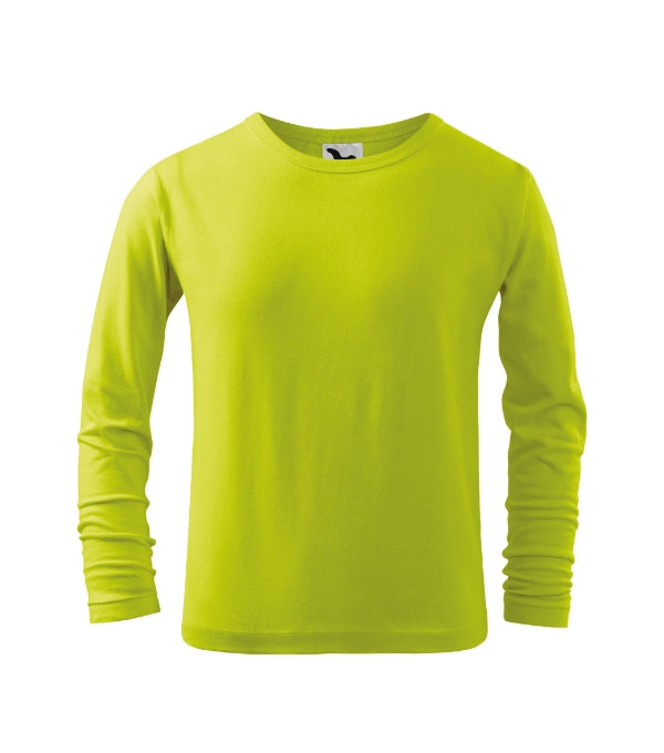 Fit-T LS 121 Tričko detské — limetková