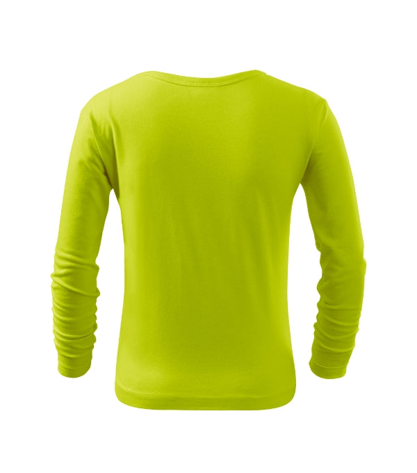 Fit-T LS 121 Tričko detské — limetková