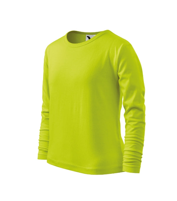 Fit-T LS 121 Tričko detské — limetková