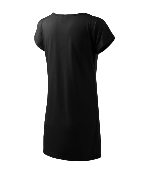 Love 123 Tričko/šaty dámske — čierna