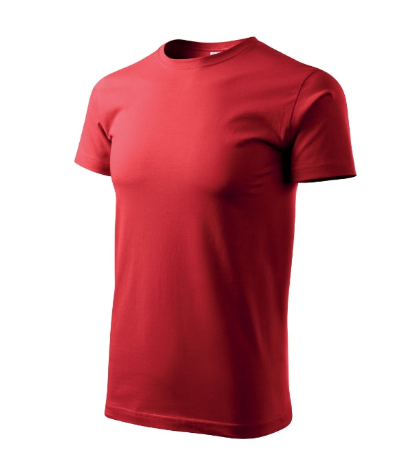 Basic 129 Tričko pánske — červená