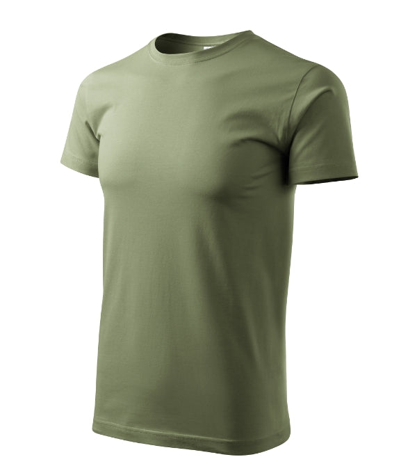 Basic 129 Tričko pánske — khaki