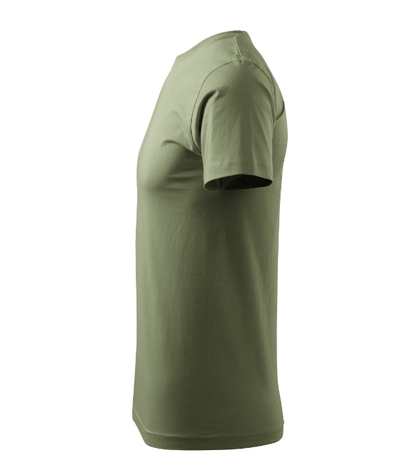Basic 129 Tričko pánske — khaki
