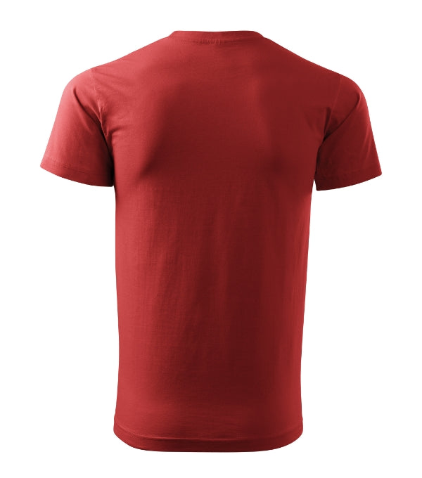 Basic 129 Tričko pánske — bordová