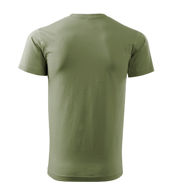 Basic 129 Tričko pánske — svetlá khaki