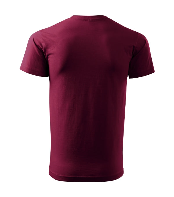 Basic 129 Tričko pánske — garnet