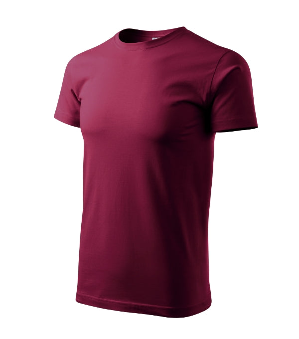 Basic 129 Tričko pánske — garnet