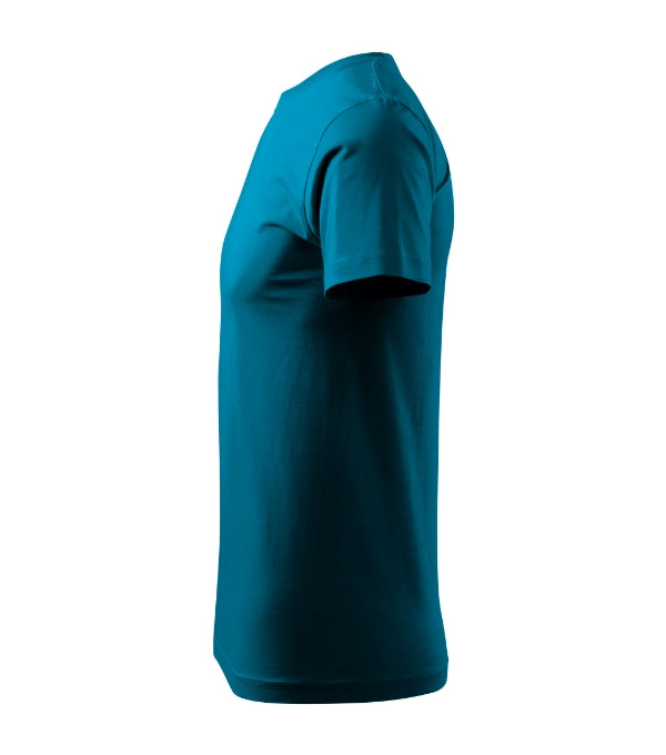 Basic 129 Tričko pánske — petrol blue