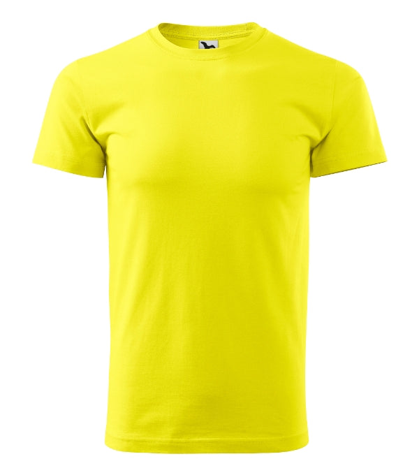 Basic 129 Tričko pánske — citrónová