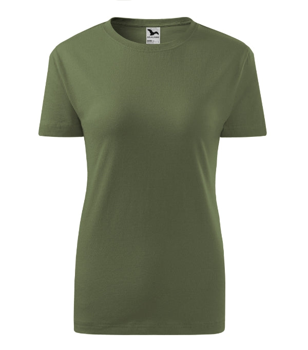 Classic New 133 Tričko dámske — khaki